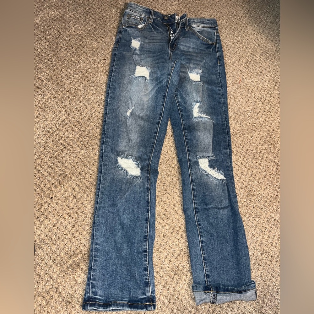 Straight Leg Ripped Jean - Insane Oene
